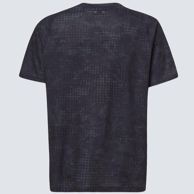 Oakley camo spațial negru tricou științifico-fantastic bark all-over haine 620J2467