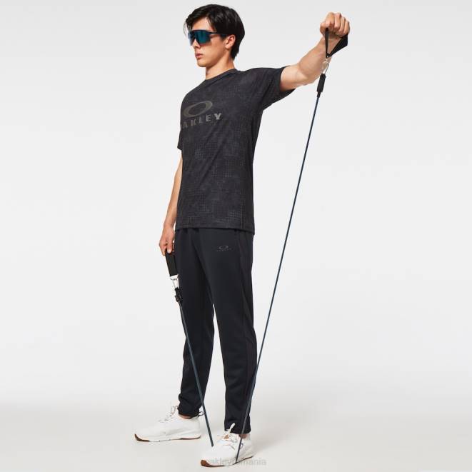 Oakley camo spațial negru tricou științifico-fantastic bark all-over haine 620J2467