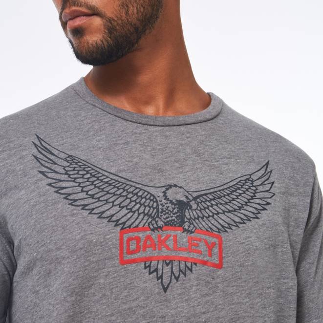 Oakley cenușiu atletic Heather si eagle tab tee haine 620J2483