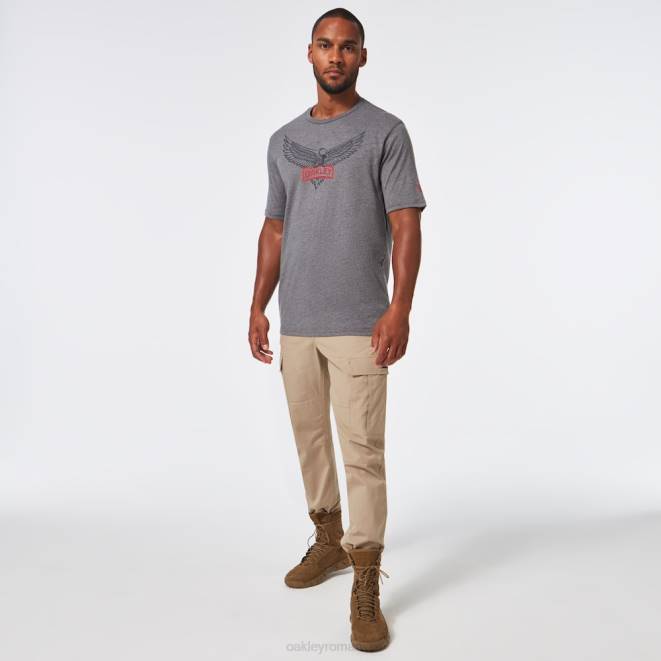 Oakley cenușiu atletic Heather si eagle tab tee haine 620J2483