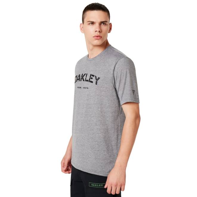 Oakley cenușiu atletic Heather si indoc tee haine 620J2394