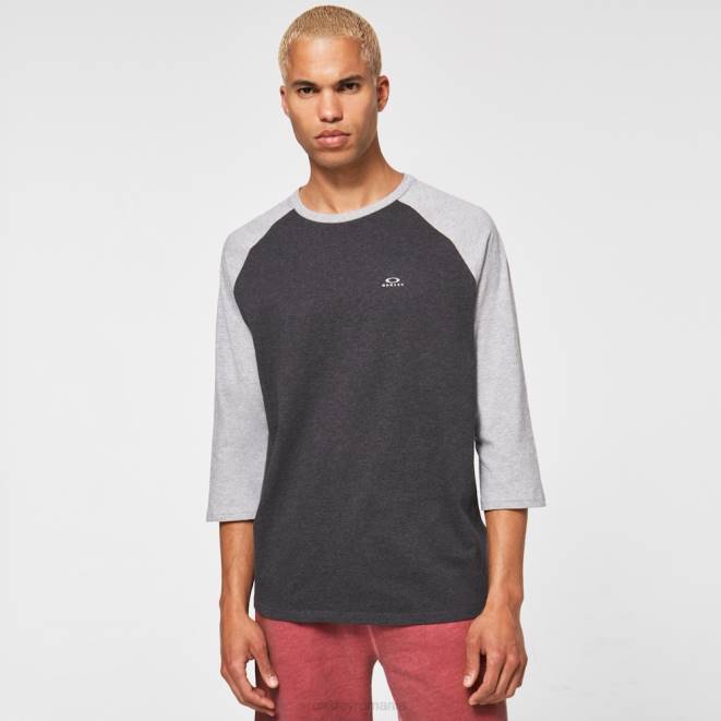 Oakley erica dublu gri relax raglan 3/4 tee haine 620J2470