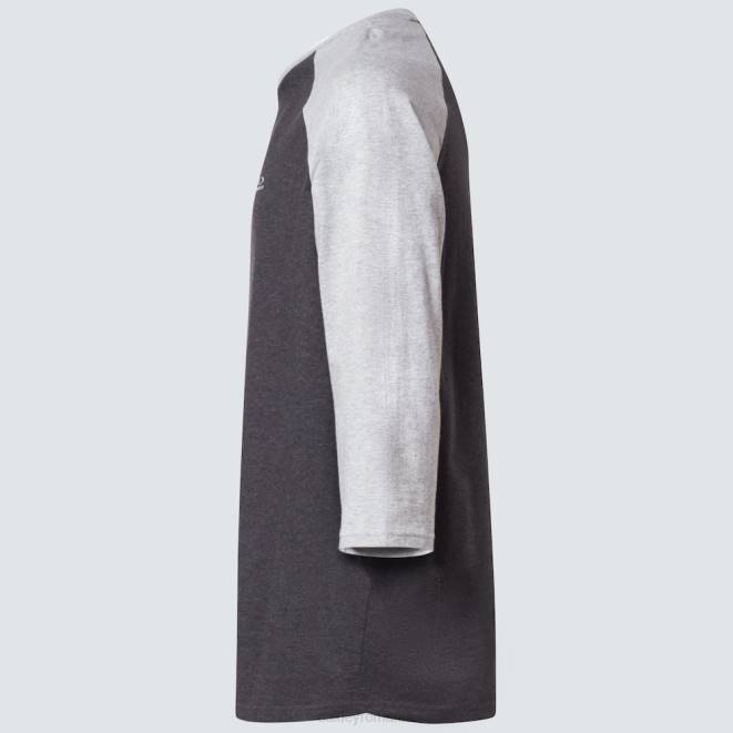 Oakley erica dublu gri relax raglan 3/4 tee haine 620J2470