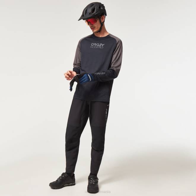 Oakley fier negru/forjat factory pilot mtb ls jersey ii haine 620J2620