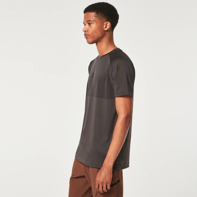 Oakley fier negru/forjat tricou peak tyndall rc ss haine 620J2364