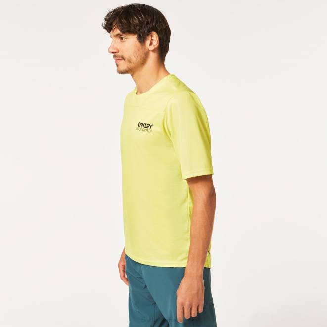 Oakley galben fluo tricou mtb factory pilot lite haine 620J2530