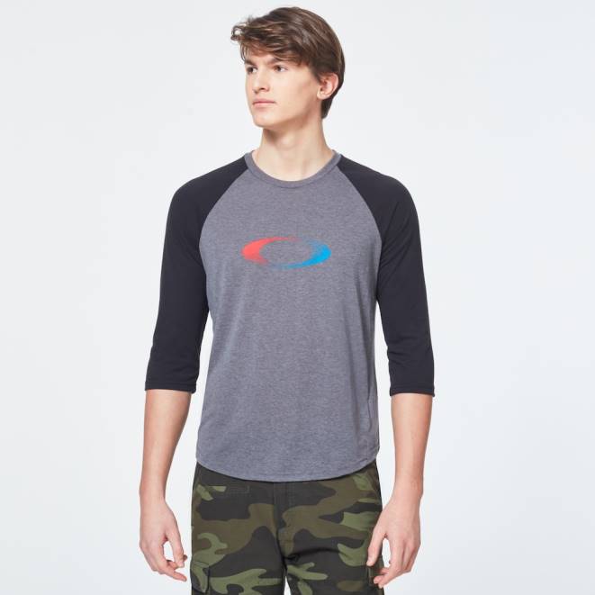 Oakley gri atletic nou tricou USA gradient elipse 3/4 haine 620J2404