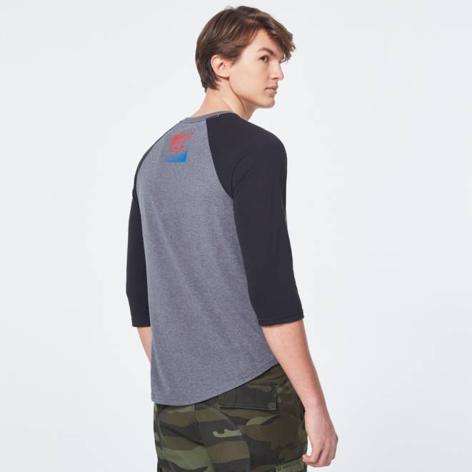 Oakley gri atletic nou tricou USA gradient elipse 3/4 haine 620J2404