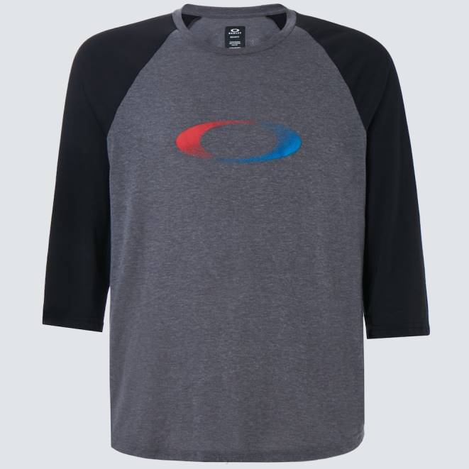 Oakley gri atletic nou tricou USA gradient elipse 3/4 haine 620J2404