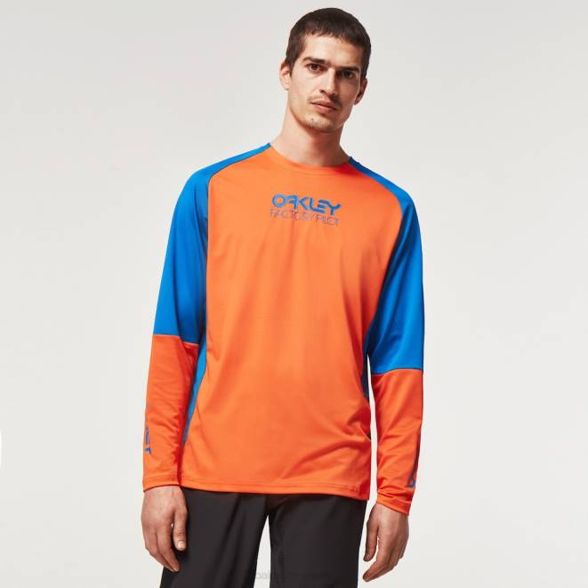 Oakley ibis stacojiu tricou mtb ls factory pilot haine 620J2531