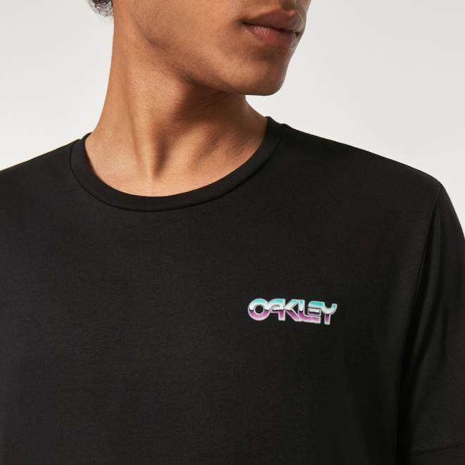 Oakley pană de curent tricou twisted wave b1b rc haine 620J2568