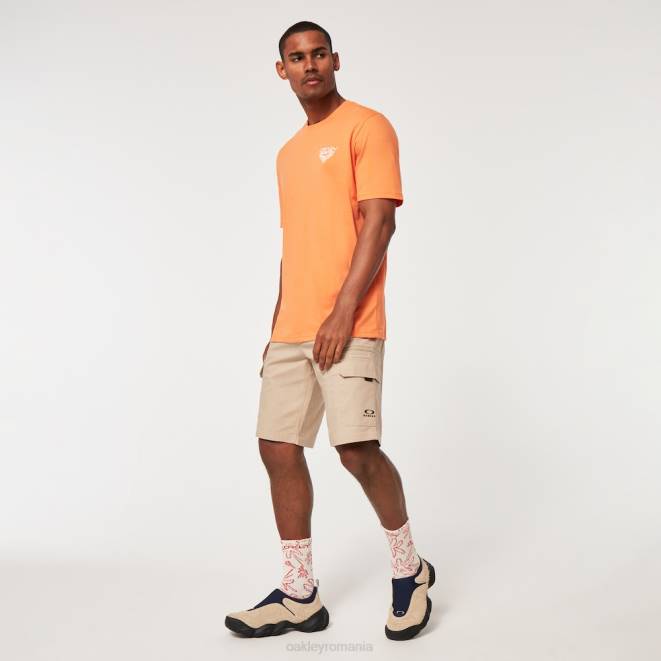 Oakley portocaliu moale tee de încărcare greu haine 620J2193