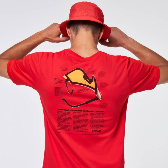 Oakley roșu mac tricou heritage eyeshade haine 620J2417