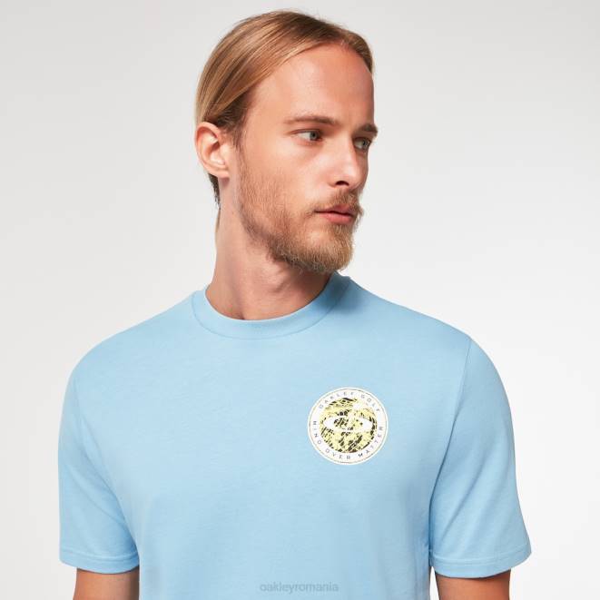 Oakley stonewash albastru tricou pentru minte de golf haine 620J2210