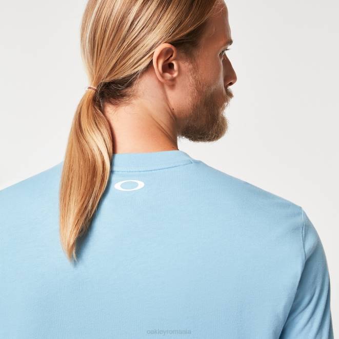 Oakley stonewash albastru tricou pentru minte de golf haine 620J2210