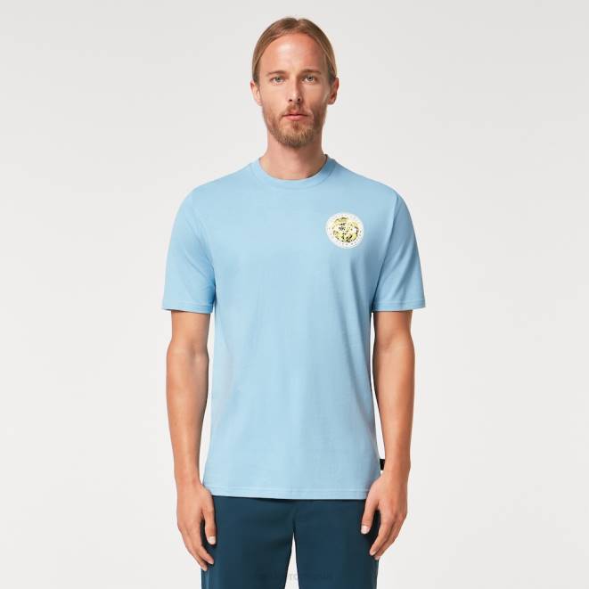 Oakley stonewash albastru tricou pentru minte de golf haine 620J2210