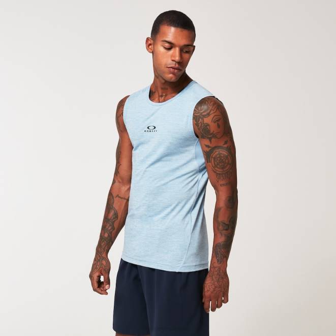 Oakley stonewash blue heather o tricou rc fără mâneci haine 620J2130