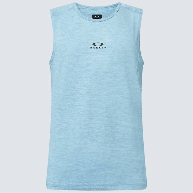Oakley stonewash blue heather o tricou rc fără mâneci haine 620J2130