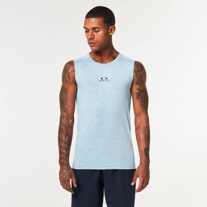 Oakley stonewash blue heather o tricou rc fără mâneci haine 620J2130