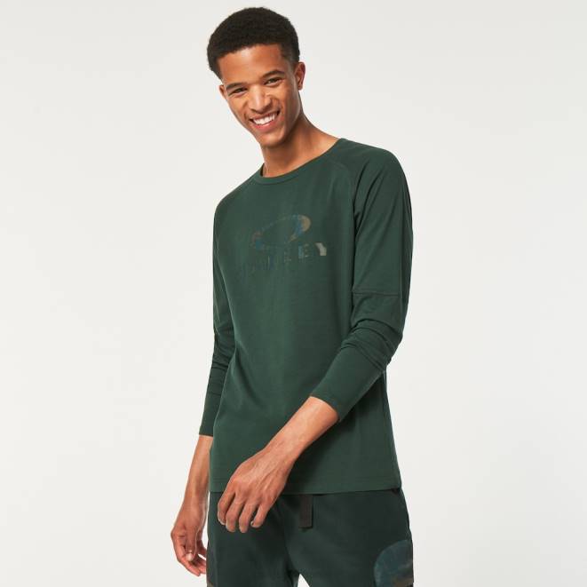 Oakley verde de vânător tricou ls wanderlust haine 620J2355