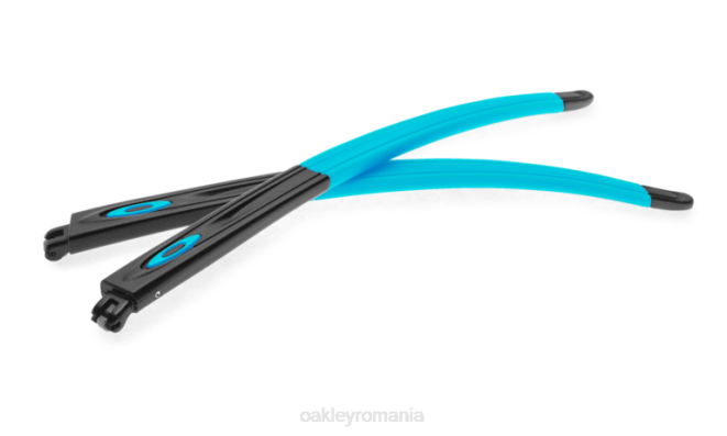 negru satinat/albastru cer