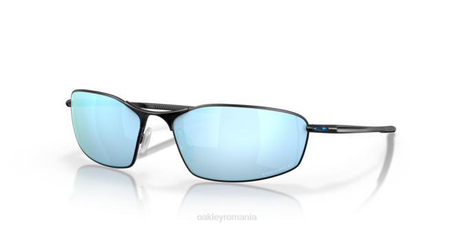 Oakley Lentile polarizate prizm deep water, rama neagra satinata mustăţi ochelari 620J367