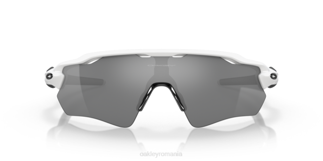 Oakley Lentile polarizate prizm negre, rama alba lustruita calea radar ev ochelari 620J39