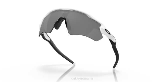 Oakley Lentile polarizate prizm negre, rama alba lustruita calea radar ev ochelari 620J39