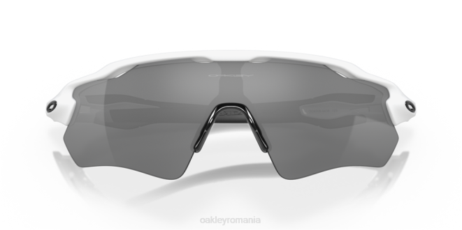 Oakley Lentile polarizate prizm negre, rama alba lustruita calea radar ev ochelari 620J39