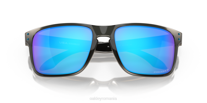 Oakley Lentile polarizate prizm safir, rama fum gri holbrook xl ochelari 620J8
