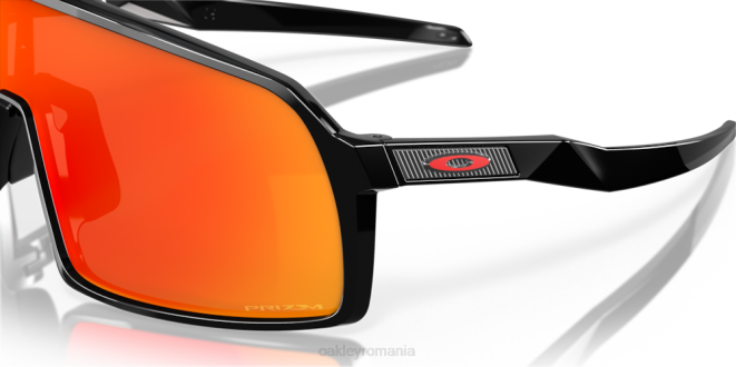 Oakley Lentile prizm rubin, cadru negru lustruit sutro s ochelari 620J280