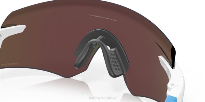 Oakley Lentile prizm safir, cadru alb lustruit codificator ochelari 620J1046