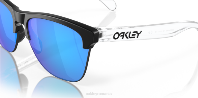 Oakley Lentile prizm safir, cadru negru mat frogskins lite ochelari 620J213