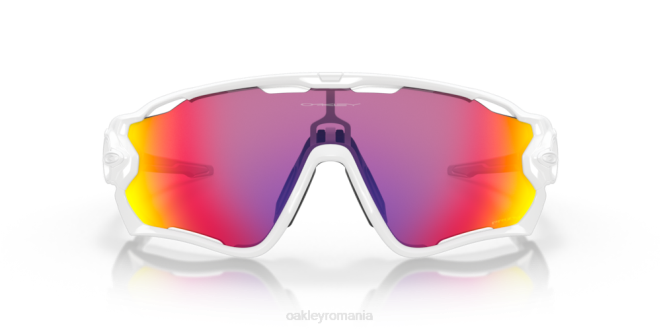 Oakley Lentile rutiere prizm, cadru alb lustruit spărgător de fălci ochelari 620J406