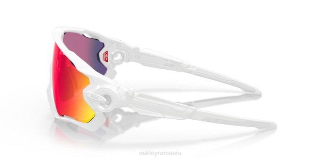 Oakley Lentile rutiere prizm, cadru alb lustruit spărgător de fălci ochelari 620J406