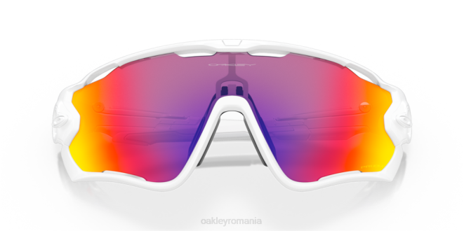 Oakley Lentile rutiere prizm, cadru alb lustruit spărgător de fălci ochelari 620J406