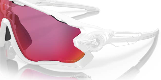 Oakley Lentile rutiere prizm, cadru alb lustruit spărgător de fălci ochelari 620J406