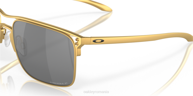 Oakley lentile polarizate prizm negre, rama aurie satinata holbrook ti ochelari 620J47