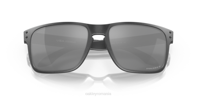 Oakley lentile polarizate prizm negre, rama din otel holbrook xl ochelari 620J15
