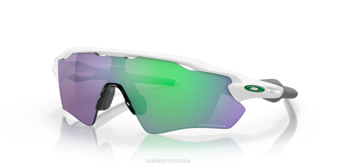 Oakley lentile prizm jade, rama alba lustruita culorile echipei radar ev cale ochelari 620J34