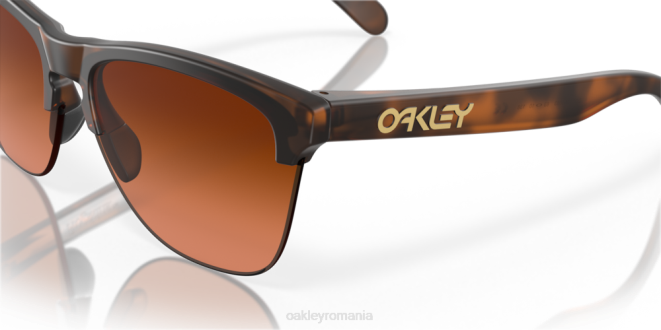 Oakley lentile prizm maro gradient, rama broasca testoasa maro mat frogskins lite ochelari 620J214