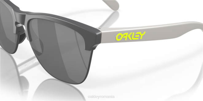 Oakley lentile prizm negre, rama gri inchis mat frogskins lite ochelari 620J215