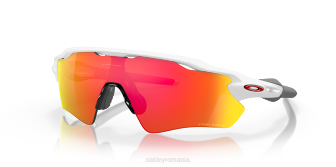 Oakley lentile prizm rubin, rama alba lustruita culorile echipei radar ev cale ochelari 620J35