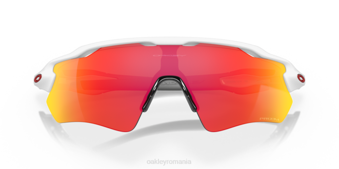 Oakley lentile prizm rubin, rama alba lustruita culorile echipei radar ev cale ochelari 620J35
