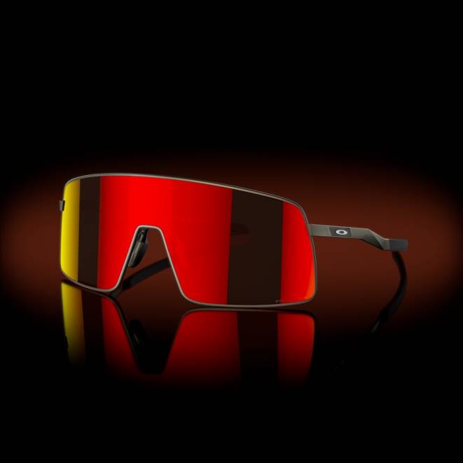 Oakley lentile prizm ruby, cadru din carbon satinat sutro ti ochelari 620J237