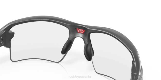 Oakley Lentile fotocromatice cu iridiu clar până la negru, cadru din oțel flak 2.0 xl ochelari 620J128