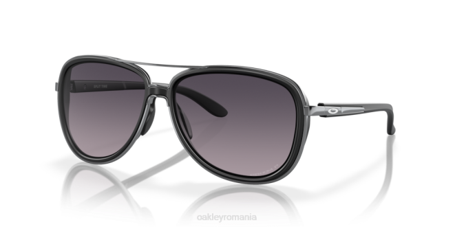 Oakley Lentile gradient gri prizm, cadru negru catifelat timp fracționat ochelari 620J439