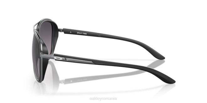 Oakley Lentile gradient gri prizm, cadru negru catifelat timp fracționat ochelari 620J439