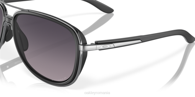 Oakley Lentile gradient gri prizm, cadru negru catifelat timp fracționat ochelari 620J439
