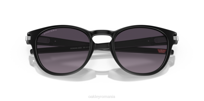 Oakley Lentile gradient gri prizm, cadru negru mat zăvor (potrivire cu punte joasă) ochelari 620J908